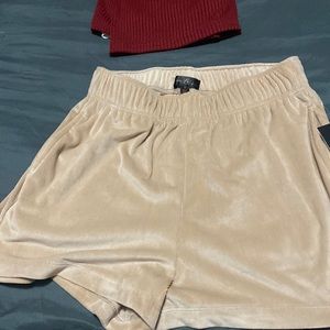 Mocha Colored, size Medium lounge shorts